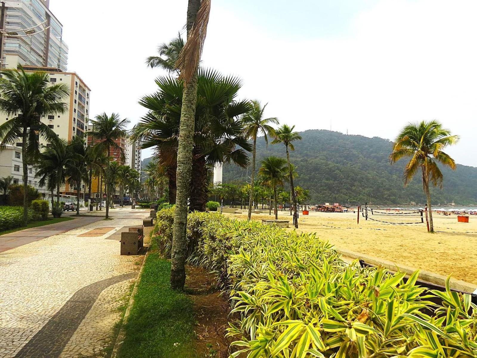113 Canto Do Forte - 1Dorm - 200 M Da Praia E 20M Dos Bares E Restaurantes - Estacionamento Gratuito E Wi Fi , Tv A Cabo 大普拉亚 外观 照片