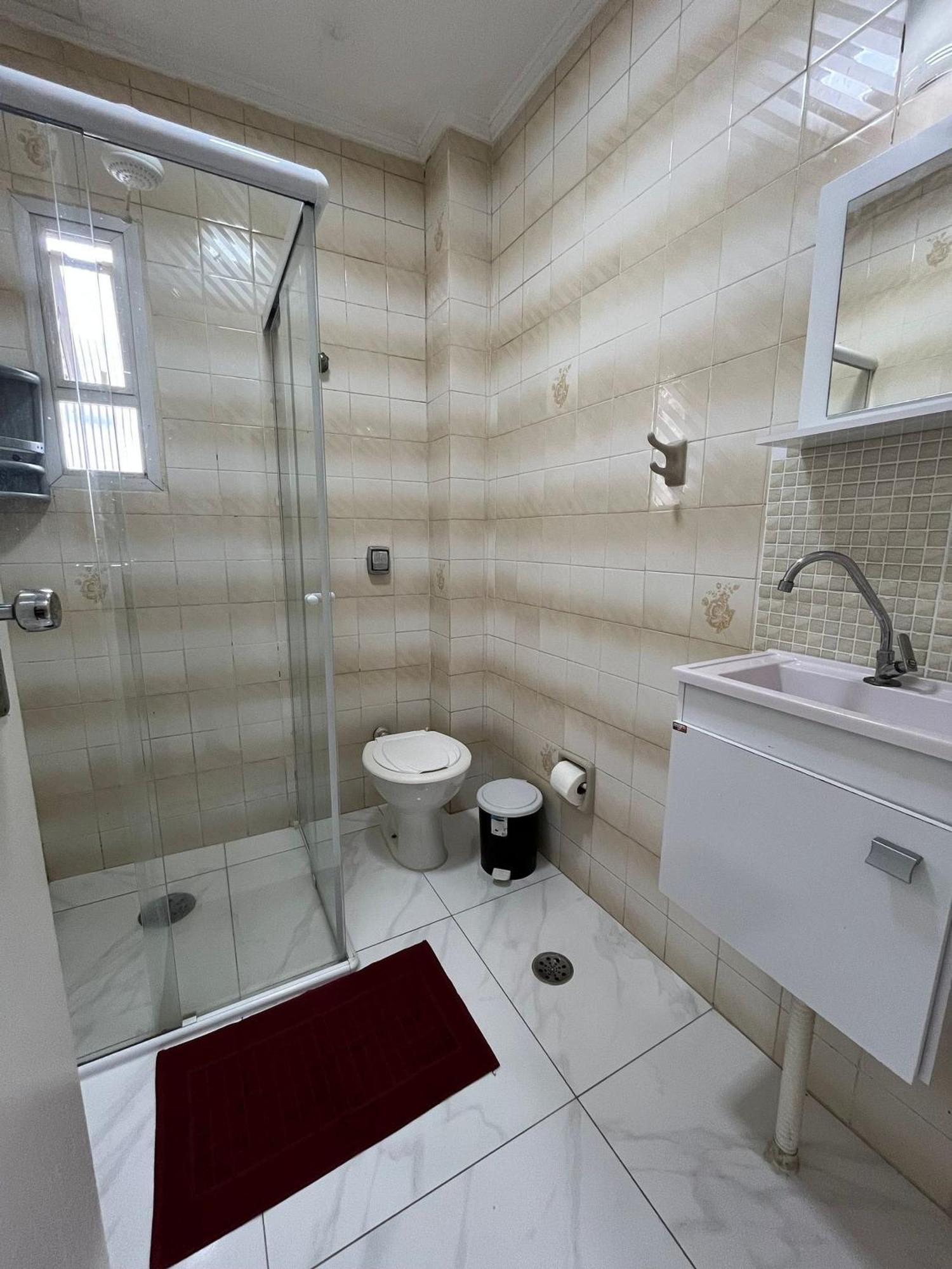 113 Canto Do Forte - 1Dorm - 200 M Da Praia E 20M Dos Bares E Restaurantes - Estacionamento Gratuito E Wi Fi , Tv A Cabo 大普拉亚 外观 照片